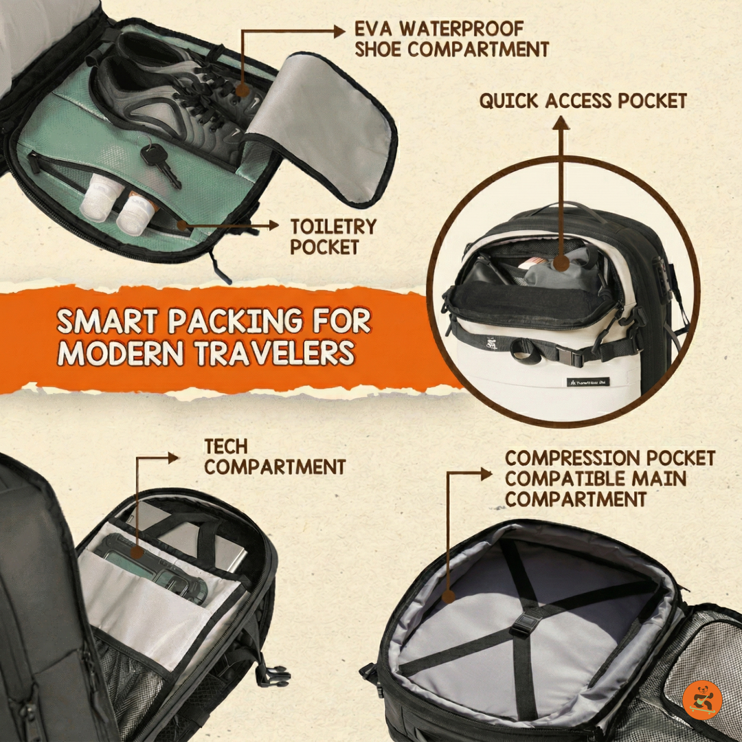 DayVault 30L Underseat Travel Backpack (TSA Lock)