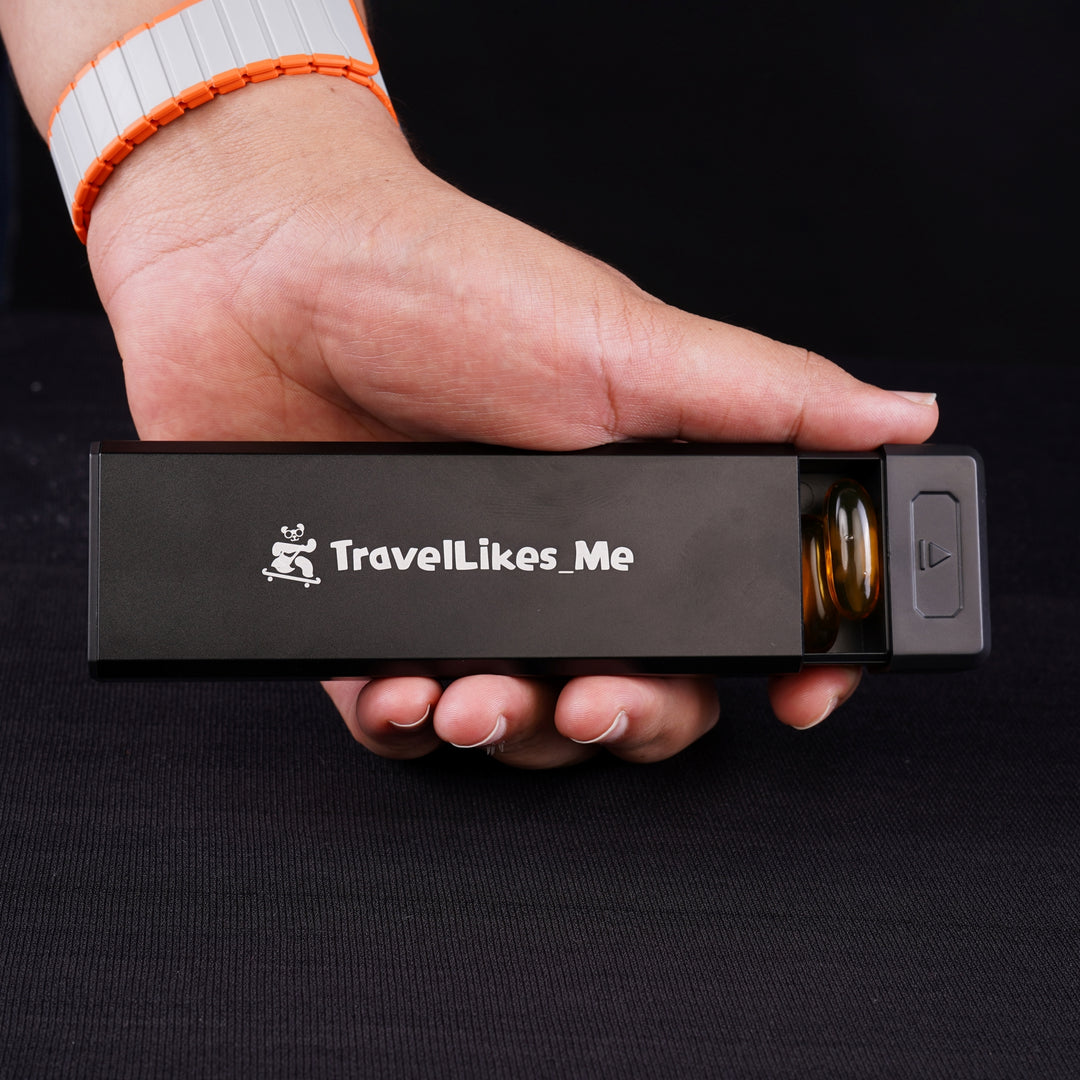 Waterproof Pill Organizer – Durable, Snap-Secure & Built for Travel Wellness