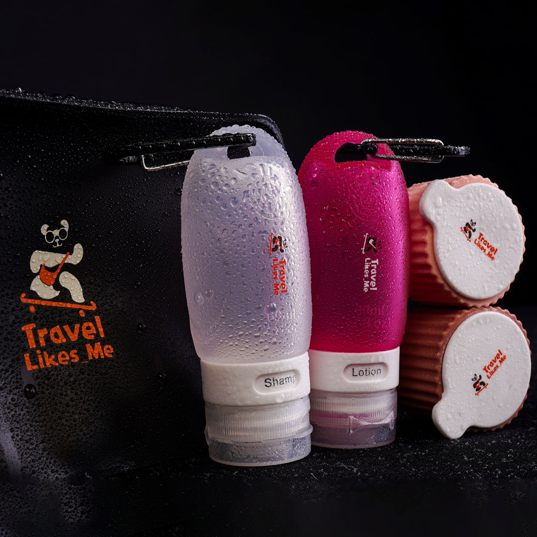 Travel Squeeze Bottles –Pack of 2, 60ml each, Leakproof, Cabin-Approved