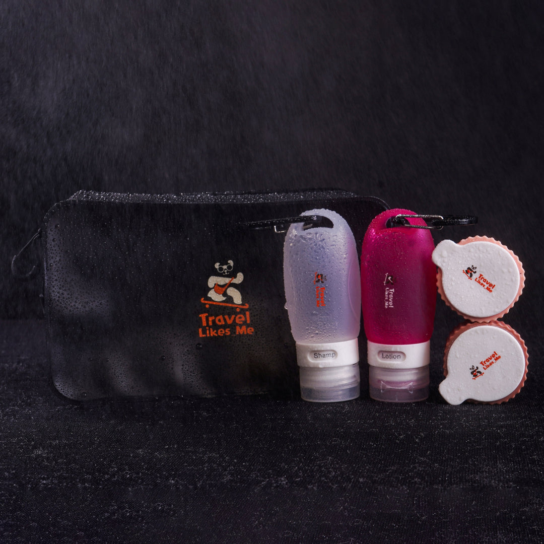 Travel Squeeze Bottles –Pack of 2, 60ml each, Leakproof, Cabin-Approved