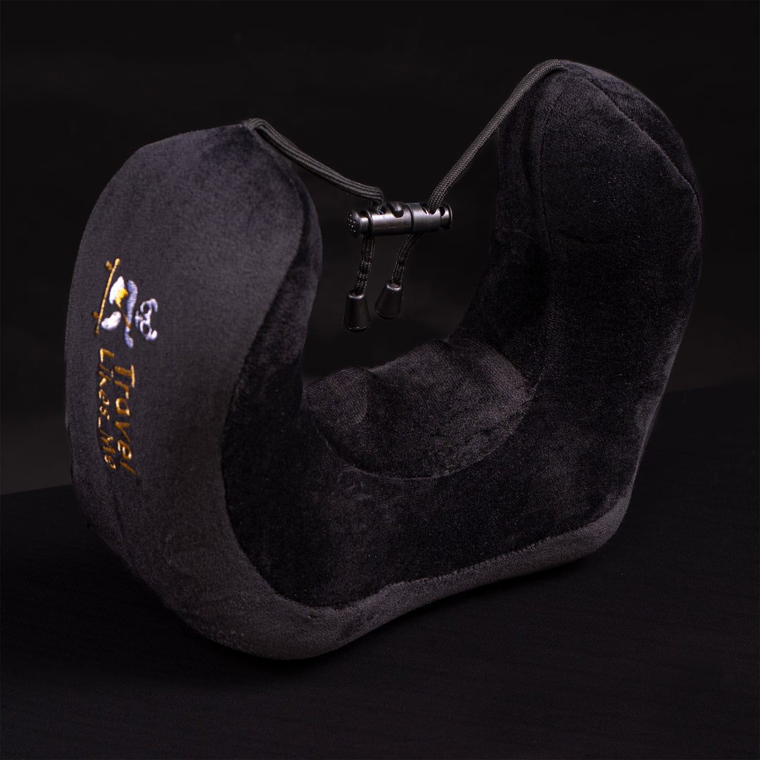 Travel Massage Pillow – Neck Support + Circulation Boost for Flights and Road Trips