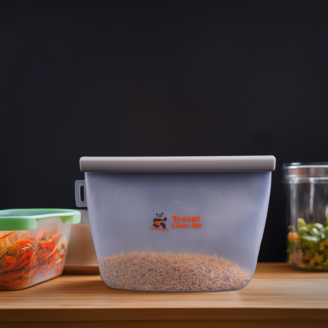 Reusable Food Storage Bags – Multi-Size, Airtight (Pack of 3)