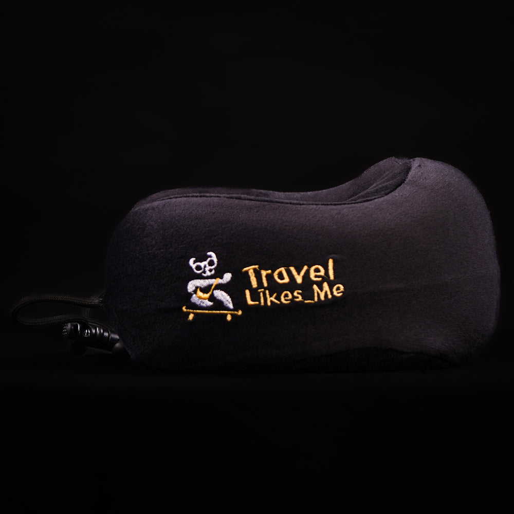 Travel Massage Pillow – Neck Support + Circulation Boost for Flights and Road Trips