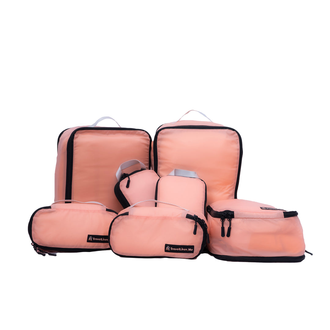 Compression Travel Cube Set:Set of 7 Pack,Travel organisers