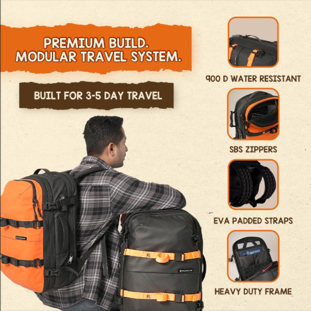 Skyroam 44L Carry-On Backpack (TSA Lock)