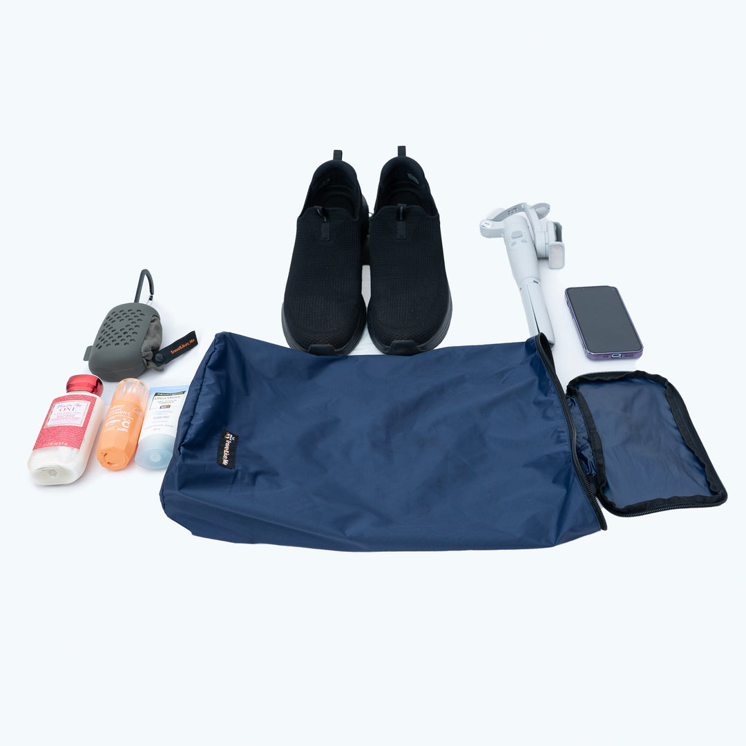 Waterproof Shoe & Travel Pouch – Dual Storage, Dirt-Proof Design