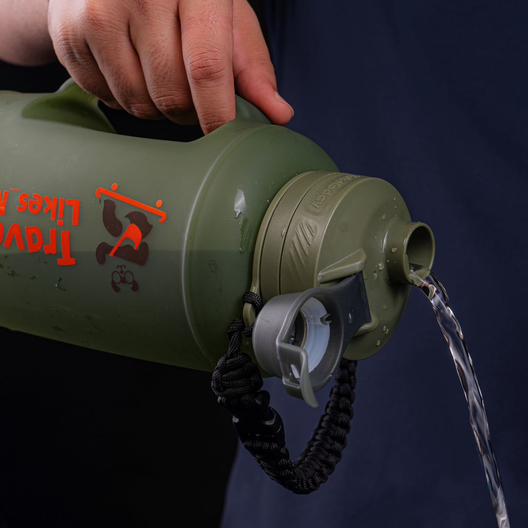 HydraMate Water Bottle – 2L, Leakproof, Durable