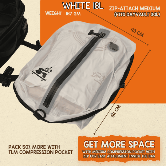 TravelLikes_Me Travel Compression Pocket - Reusable Vacuum Packing Bag