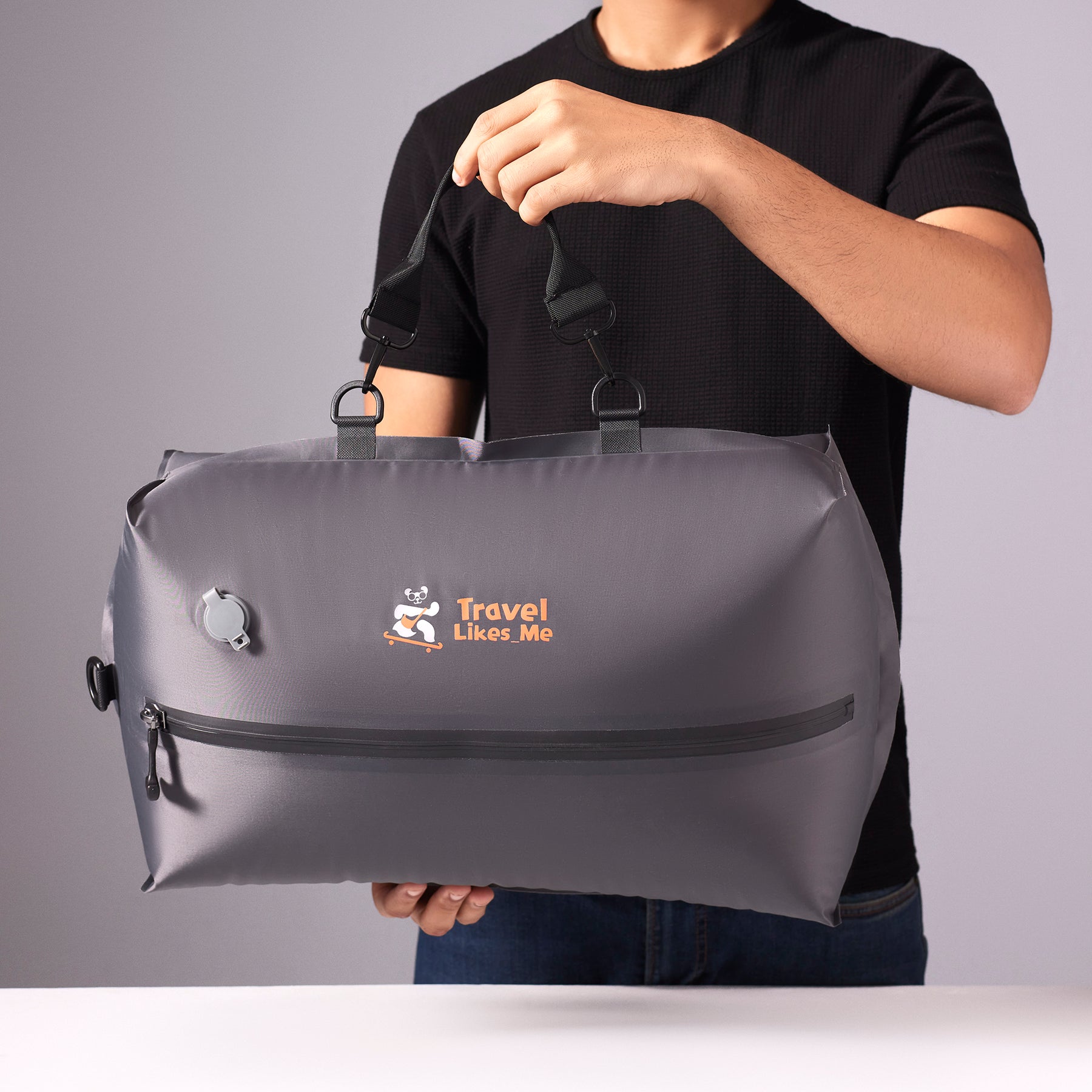 TravelLikes_Me Travel Compression Pocket - Reusable Vacuum Packing Bag