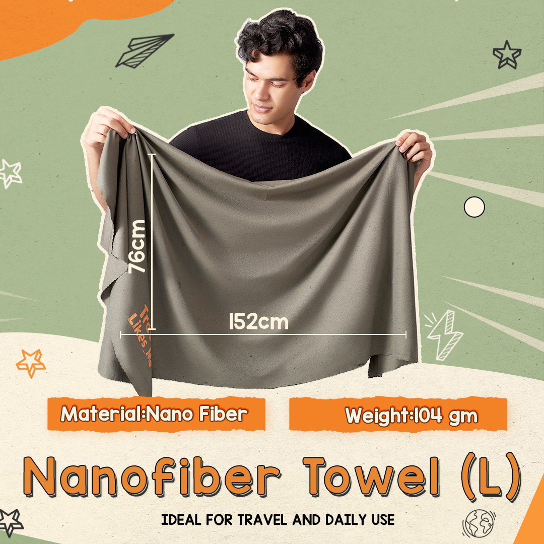 Ultra Nanofiber Towel (Large)-76*152 cm