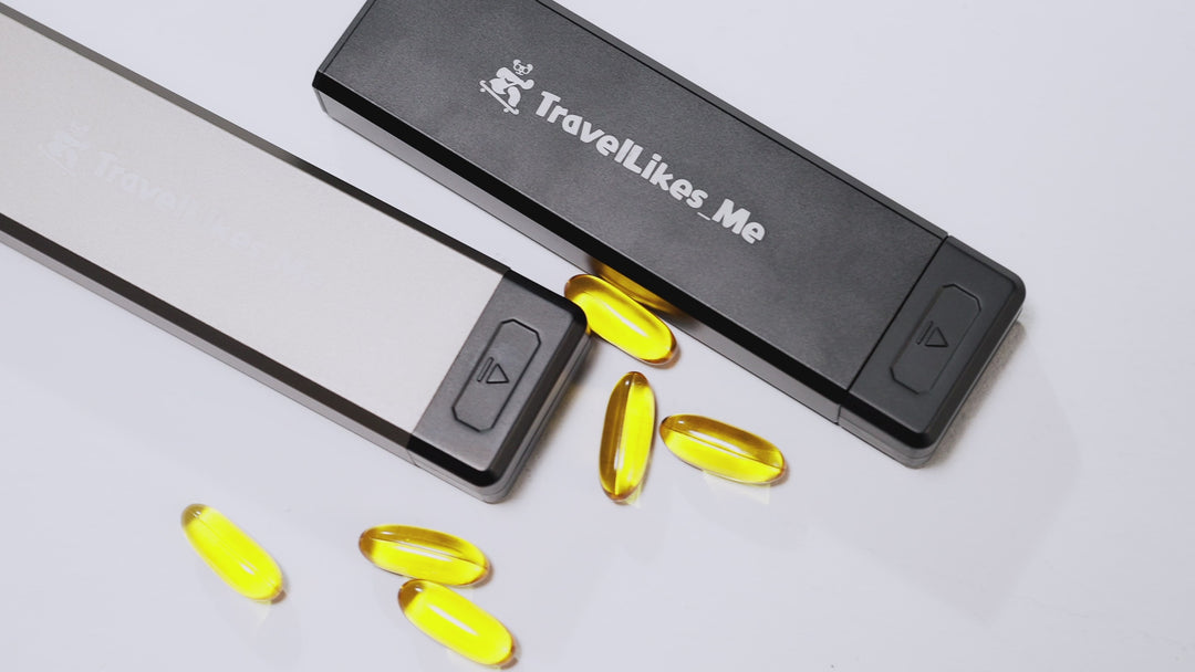 Waterproof Pill Organizer – Durable, Snap-Secure & Built for Travel Wellness